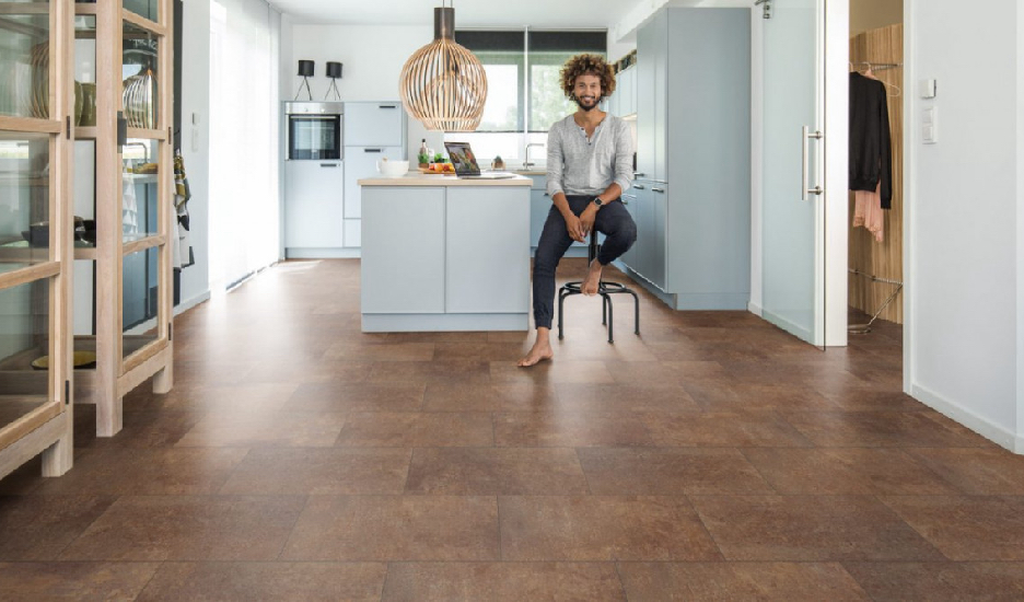 Vinylboden in Steinoptik zum Kleben