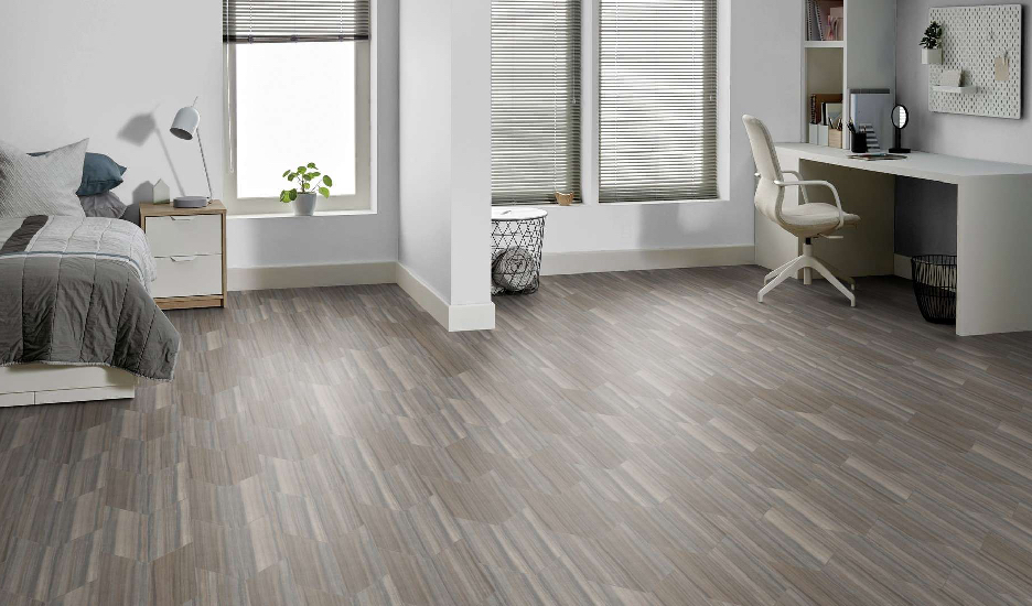 Vinylboden in Abstraktoptik zum Kleben